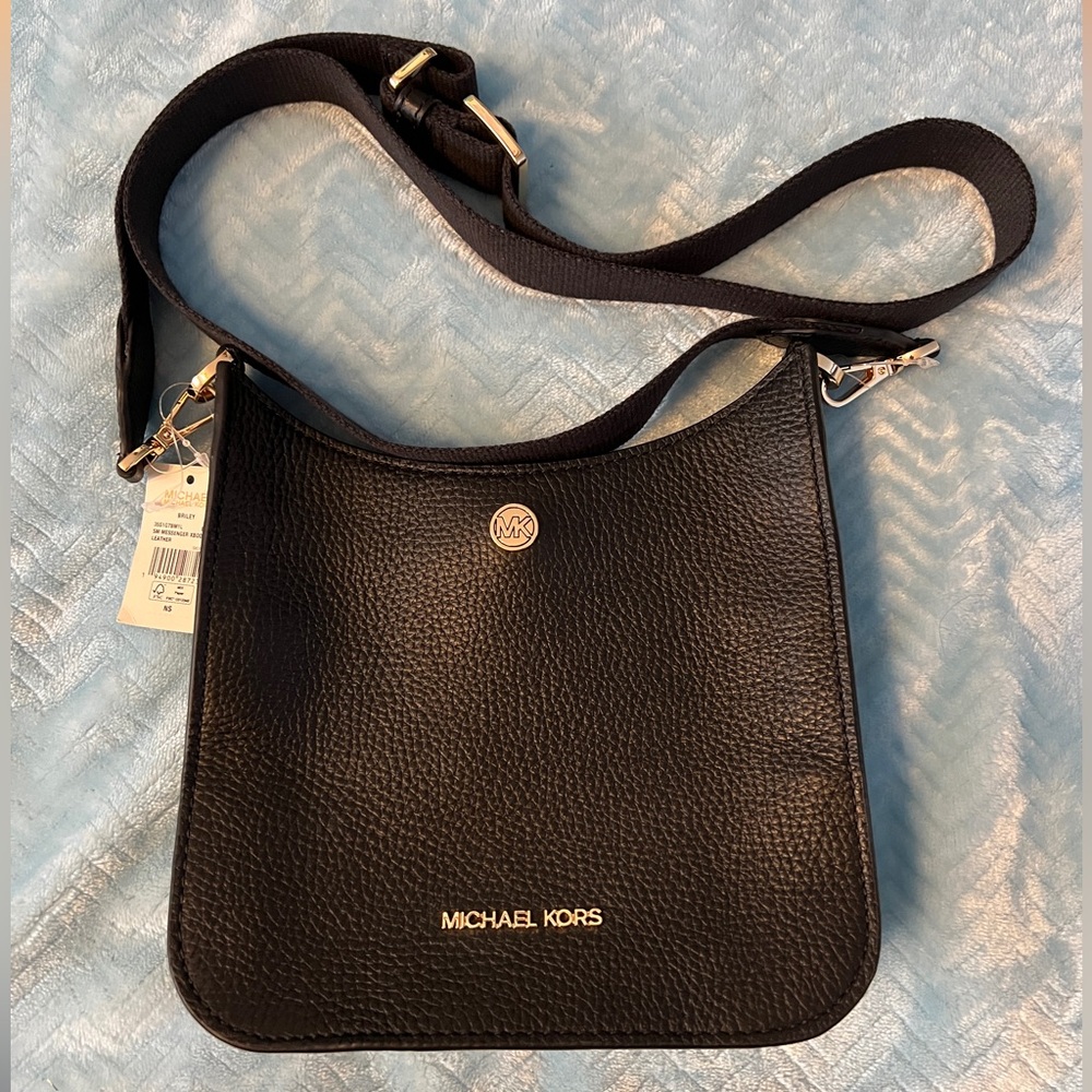 NWT Michael Kors Briley Small Messenger Bag - Picture 1 of 6